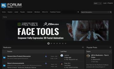 Schermafbeelding van forum.reallusion.com