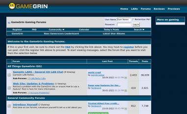 Schermafbeelding van forums.gamegrin.com