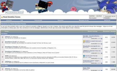 Schermafbeelding van forums.planetemu.net