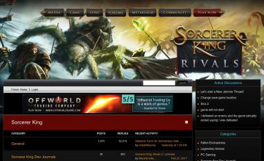 Schermafbeelding van forums.sorcererking.com