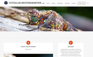 Schermafbeelding van fotoclubwesterkwartier.nl