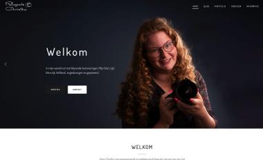 Schermafbeelding van fotografechristha.nl