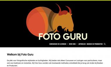 Schermafbeelding van fotoguru.nl