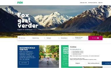 Schermafbeelding van fox.nl