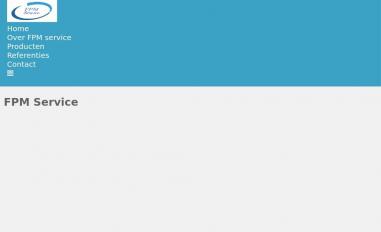 Schermafbeelding van fpmservice.nl