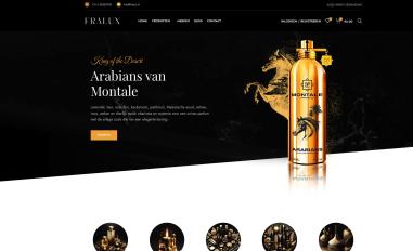 Schermafbeelding van fralux.nl