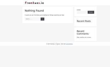 Schermafbeelding van framboos.io
