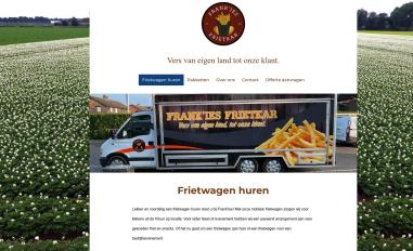 Schermafbeelding van frankies-frietkar.com