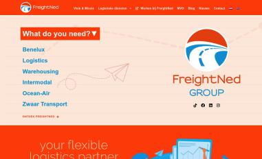 Schermafbeelding van freightned.com