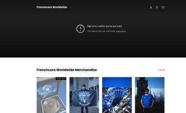 Schermafbeelding van frenchcoreworldwide.store