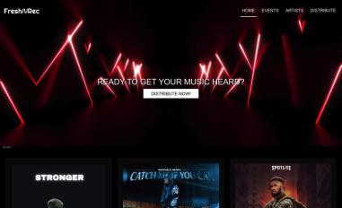 Schermafbeelding van freshrec.co