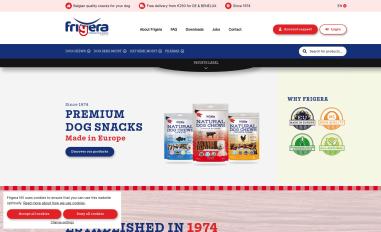 Schermafbeelding van frigeragroup.com