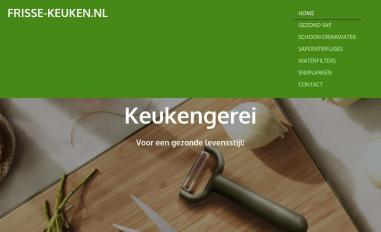 Schermafbeelding van frissekeuken.jouwweb.nl