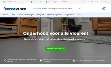 Schermafbeelding van frissevloer.com