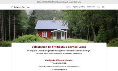 Schermafbeelding van fritidshusservice.com