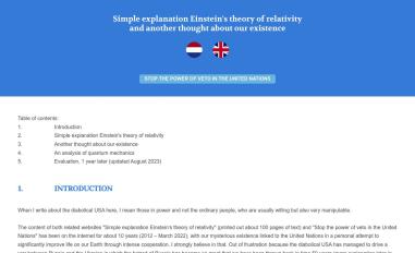 Schermafbeelding van from-einstein-to-the-united-nations.eu