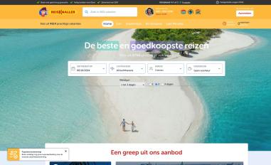 Schermafbeelding van frontend.dev.reisknaller.nl