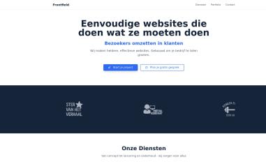 Schermafbeelding van frontfield.nl