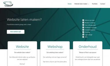 Schermafbeelding van frontonline.nl