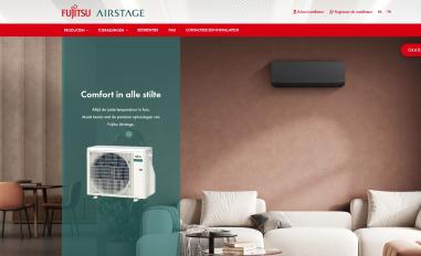 Schermafbeelding van fujitsu-airstage.be