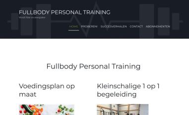 Schermafbeelding van fullbody.nl