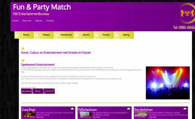 Schermafbeelding van funenpartymatch.nl