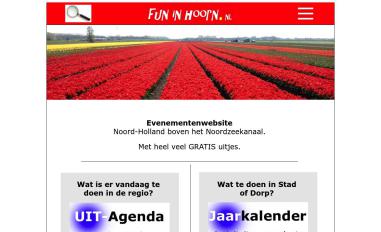 Schermafbeelding van funinhoorn.nl