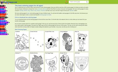 Schermafbeelding van funnycoloringpages.com