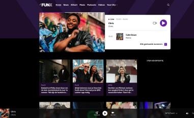 Schermafbeelding van funx.nl