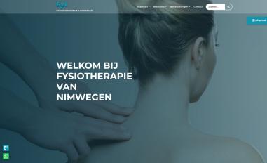 Schermafbeelding van fvnfysio.nl