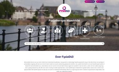 Schermafbeelding van fysio043.nl