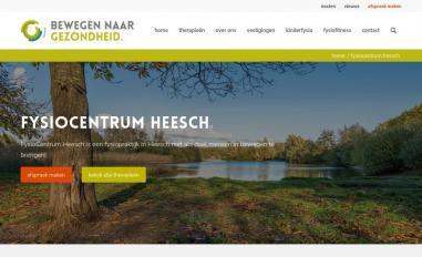 Schermafbeelding van fysiocentrumheesch.nl
