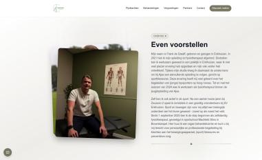 Schermafbeelding van fysiofrankdegraaff.nl