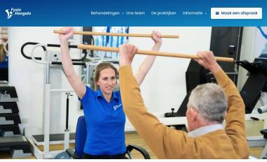 Schermafbeelding van fysiohengelo.nl