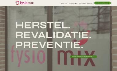 Schermafbeelding van fysiomix.nl