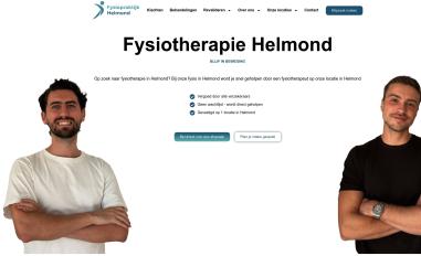 Schermafbeelding van fysiopraktijkhelmond.nl