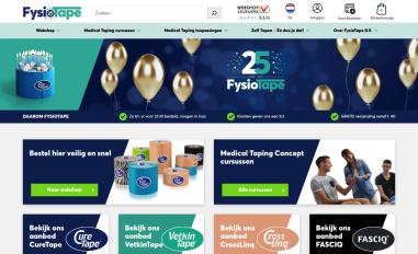 Schermafbeelding van fysiotape.nl