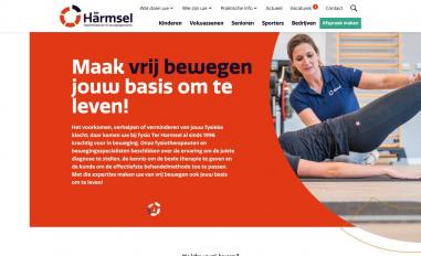 Schermafbeelding van fysioterharmsel.nl