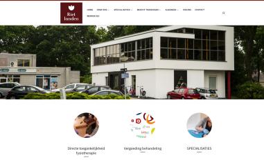 Schermafbeelding van fysiotherapie-derietlanden.nl