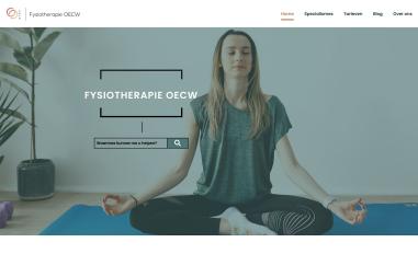 Schermafbeelding van fysiotherapie-oecw.nl