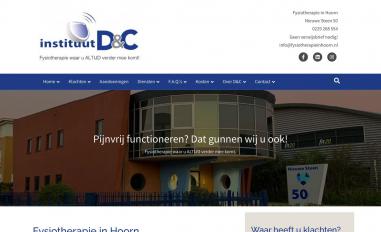 Schermafbeelding van fysiotherapieinhoorn.nl