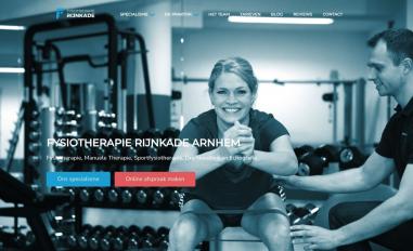 Schermafbeelding van fysiotherapierijnkade.nl
