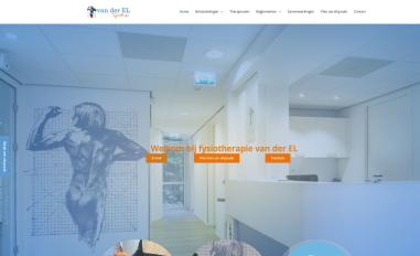 Schermafbeelding van fysiovanderel.nl