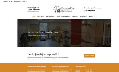 Schermafbeelding van fysiozoetermeer.nl