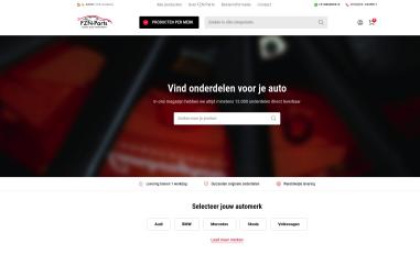 Schermafbeelding van fznparts.nl
