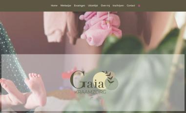 Schermafbeelding van gaiakraamzorg.nl