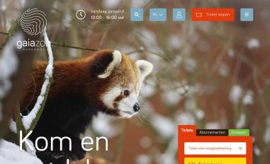 Schermafbeelding van gaiazoo.nl