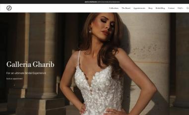 Schermafbeelding van galleriagharib.com