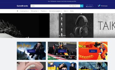 Schermafbeelding van gamebrands.nl
