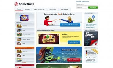 Schermafbeelding van gameduell.de